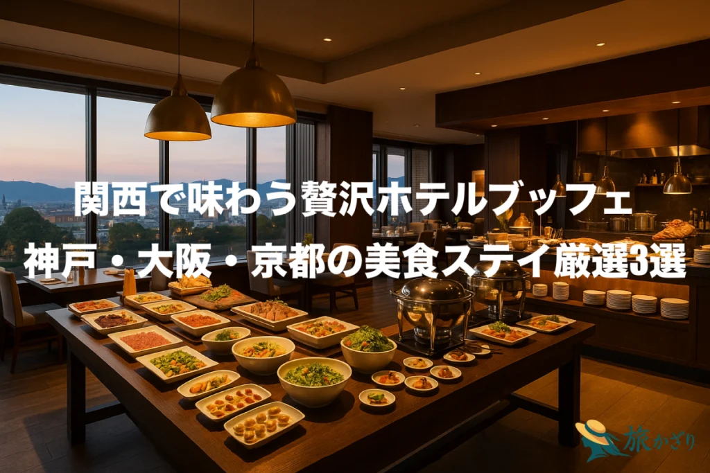 関西の高級ホテルブッフェをイメージしたラグジュアリーなダイニング空間の写真