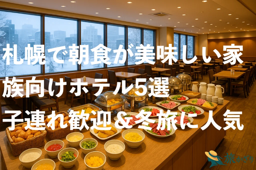 札幌で朝食が美味しい家族向けホテル5選｜子連れ歓迎＆冬旅に人気