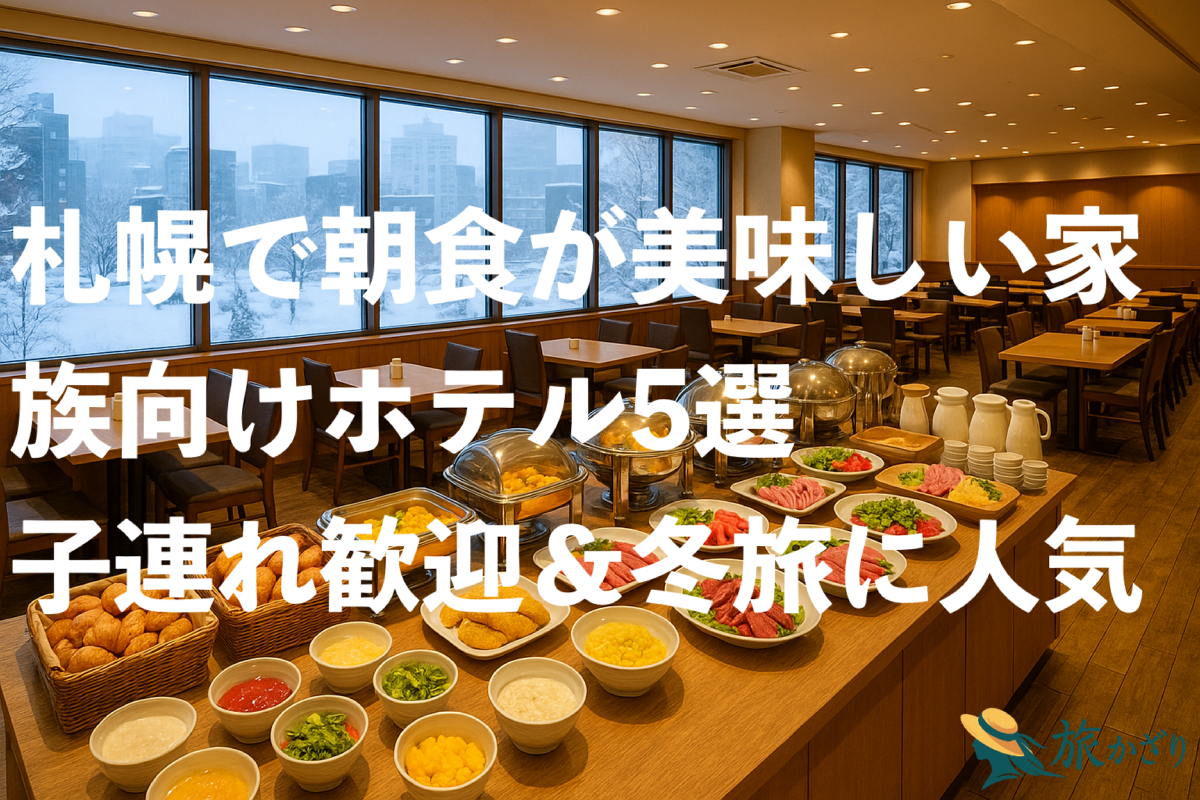 札幌で朝食が美味しい家族向けホテル5選|子連れ歓迎&冬旅に人気