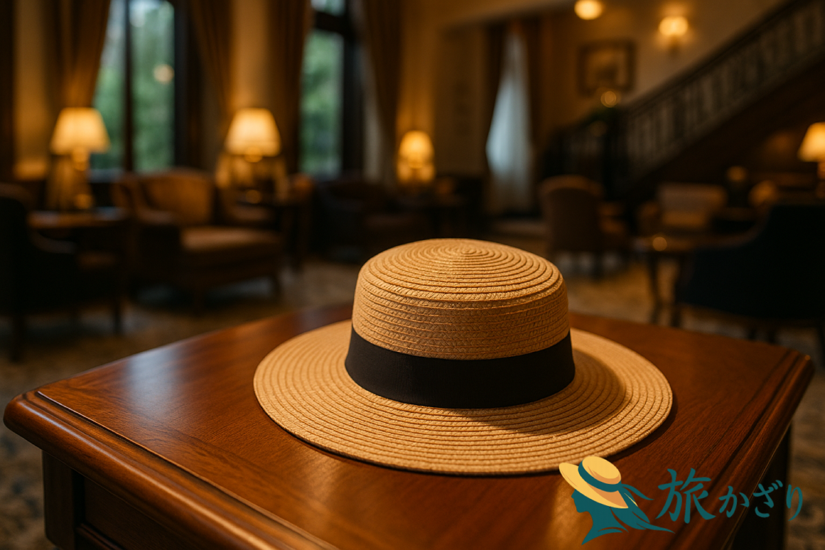 落ち着いた高級ホテルでノートに向かう女性の手元。丁寧な情報発信をイメージしたプロフィール写真。